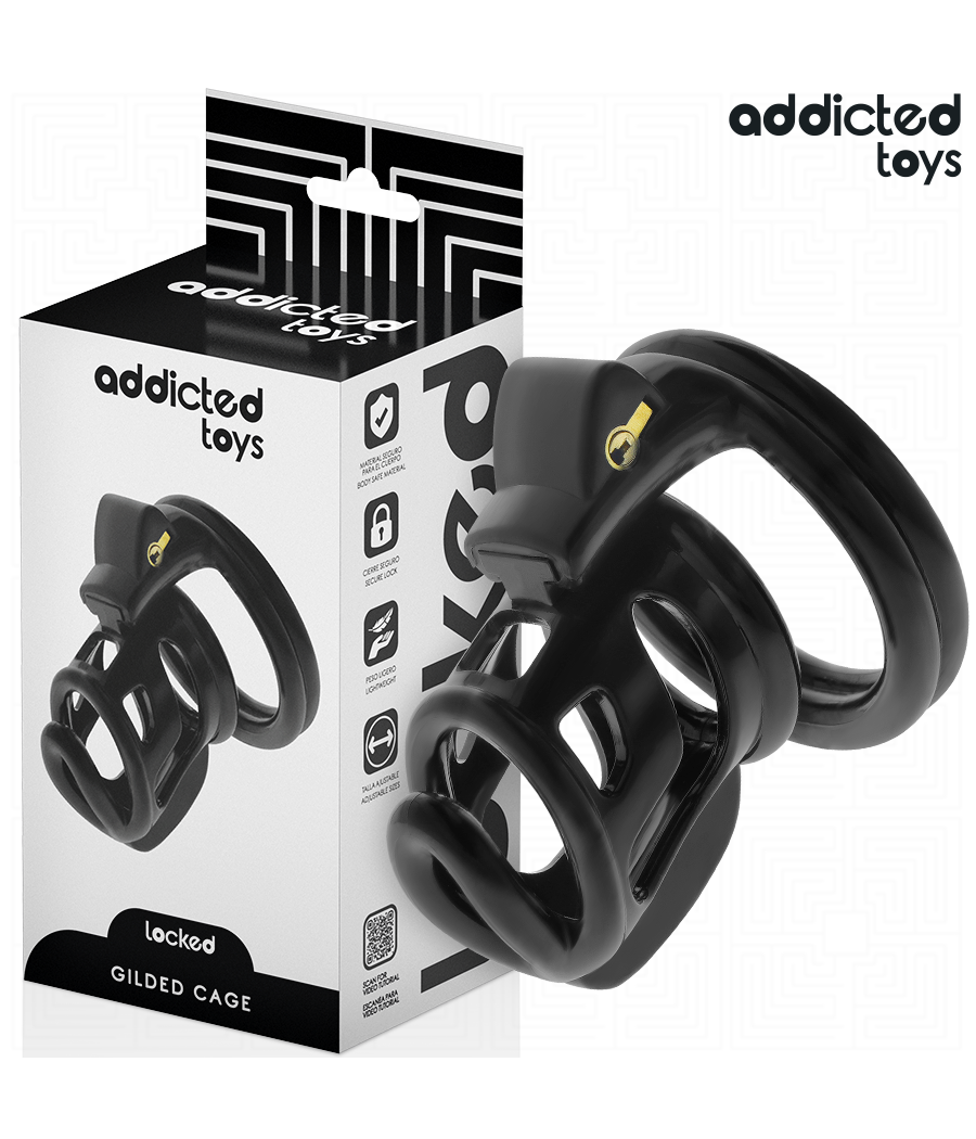 ADDICTED TOYS LOCKED - GABBIA PER PENE GILDEN CAGE 8,5 CM