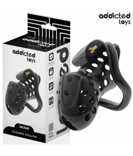 ADDICTED TOYS LOCKED - GABBIA PER PENE CAVA CON CATENA 10,5 CM