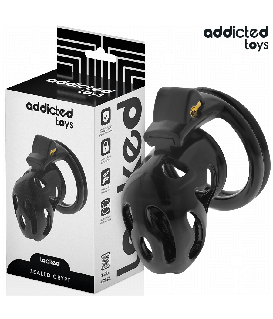 ADDICTED TOYS LOCKED - GABBIA PER PENE SIGILLATA CRYPT 8 CM