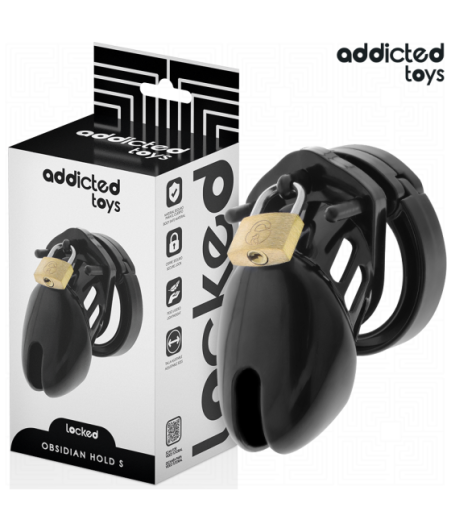 ADDICTED TOYS LOCKED - GABBIA PER PENE OBSIDIAN HOLD TAGLIA S