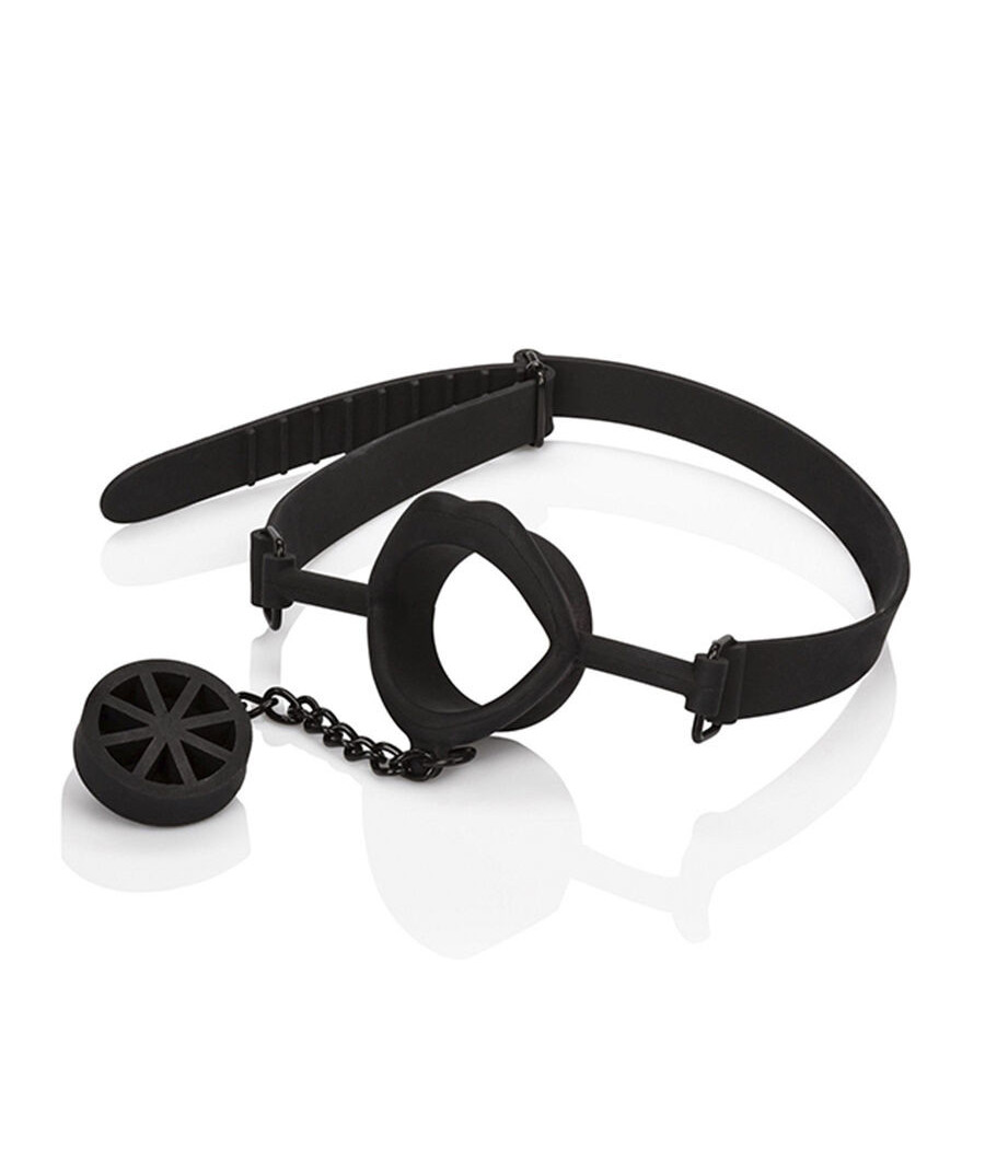 CALEXOTICS - SCANDAL BAFFO CON TAPPO IN SILICONE NERO