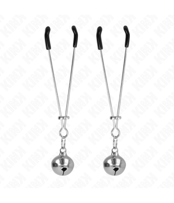 KINK - PINZE PER CAPEZZOLI A CAMPANA SOTTILE ARGENTO 7 CM
