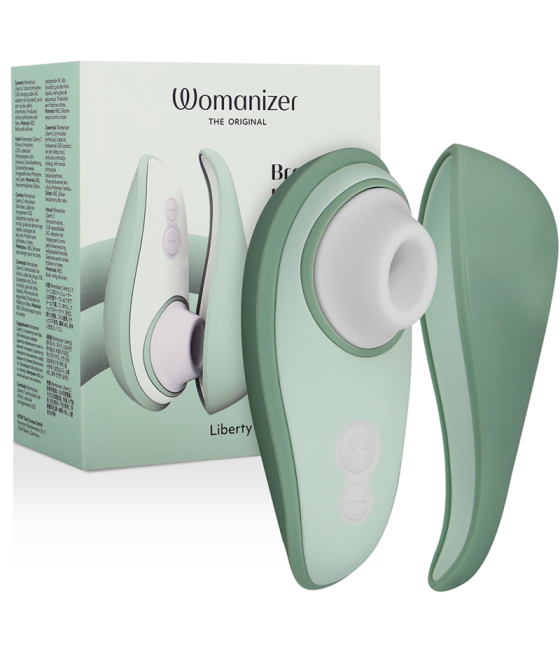 WOMANIZER - LIBERTY 2 ESTIMULADOR & SUCCIONADOR CLITORIS VERDE CLARO