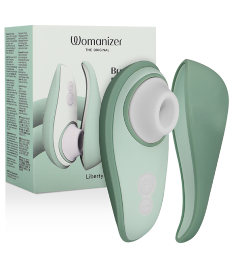 WOMANIZER - LIBERTY 2 ESTIMULADOR & SUCCIONADOR CLITORIS VERDE CLARO