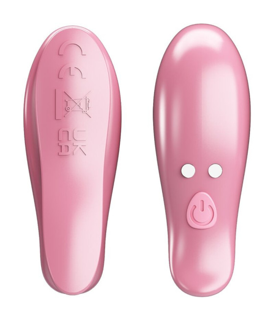 PRETTY LOVE - MORSETTI PER CAPEZZOLI CAILEY 10 VIBRAZIONI TELECOMANDO ROSA