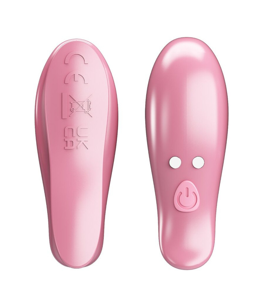 PRETTY LOVE - MORSETTI PER CAPEZZOLI CAILEY 10 VIBRAZIONI TELECOMANDO ROSA
