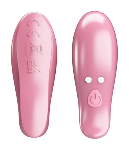 PRETTY LOVE - MORSETTI PER CAPEZZOLI CAILEY 10 VIBRAZIONI TELECOMANDO ROSA