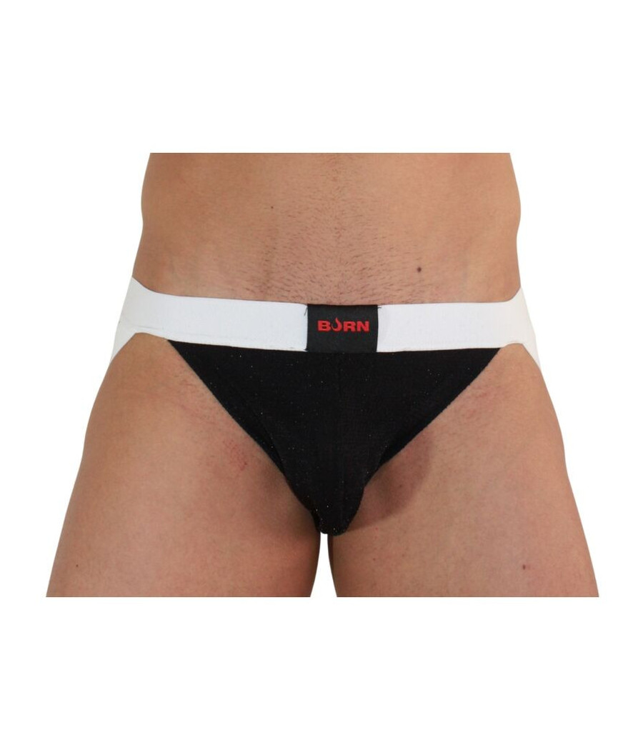 BURN - 004 JOCK BRILLANTE NEGRO / BLANCO S