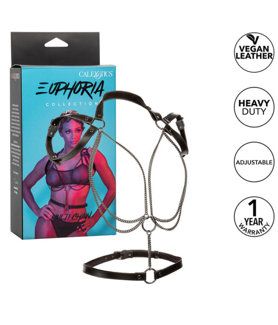 CALEXOTICS - EUPHORIA MULTICHAIN HALTER HARNESS PREMIUM