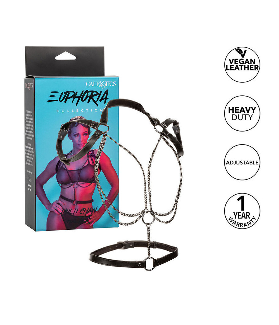 CALEXOTICS - EUPHORIA MULTICHAIN HALTER HARNESS PREMIUM