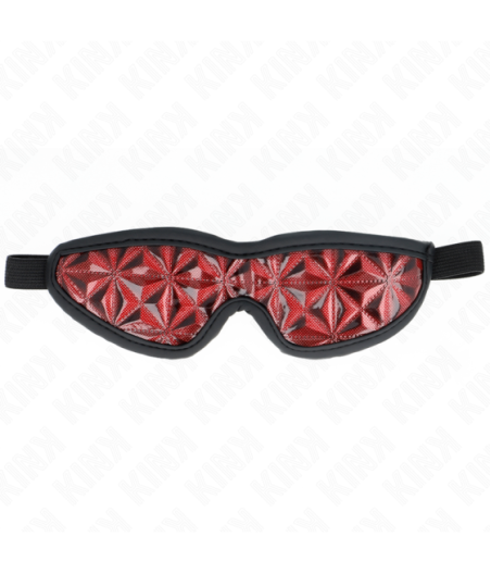 KINK - FASCIA CON MOTIVO A DIAMANTI ROSSI 20,5 x 6 CM