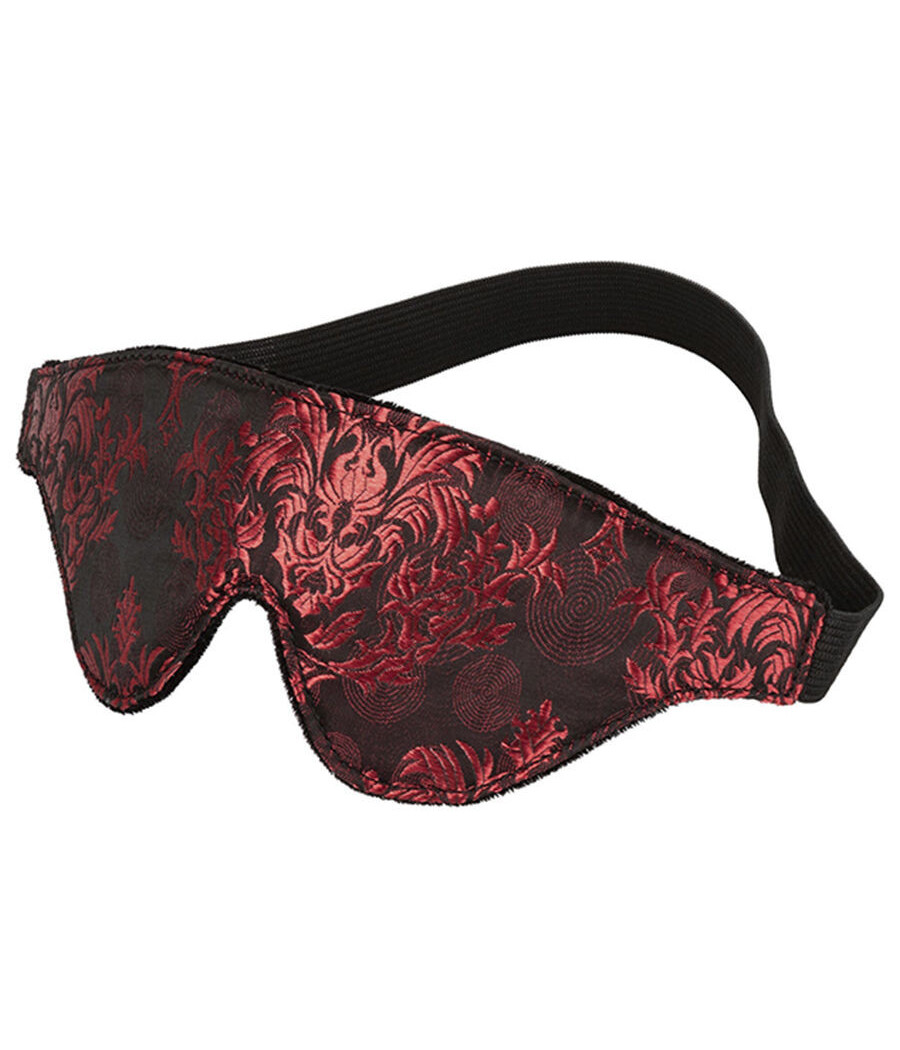 CALEXOTICS - SCANDAL MASCHERA OCCHI OPACA CON DETTAGLI ROSSI