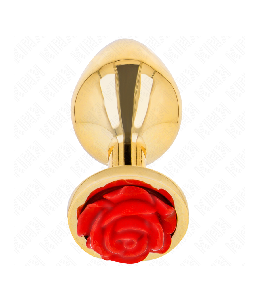KINK - PLUG ANALE ORO ROSA ROSSO TAGLIA S