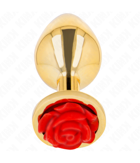 KINK - PLUG ANALE ORO ROSA ROSSO TAGLIA S