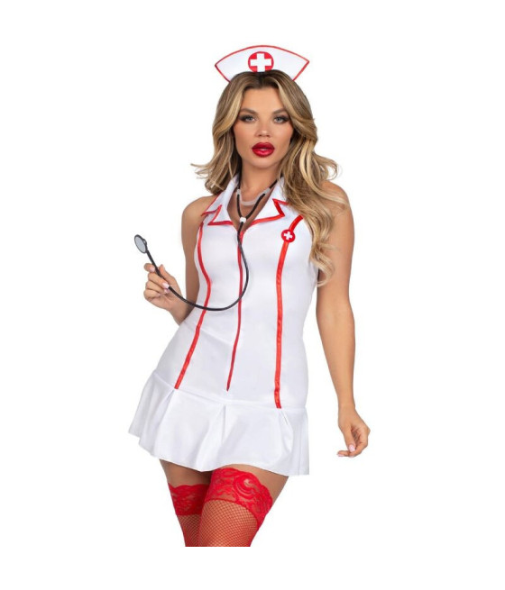 LEG AVENUE - COSTUME DA CAPO INFERMIERA BIANCO M/L