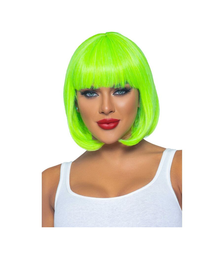 LEG AVENUE - PARRUCCA BOB FLUORESCENTE VERDE NEON