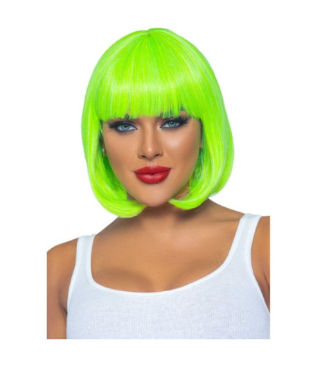 LEG AVENUE - PARRUCCA BOB FLUORESCENTE VERDE NEON