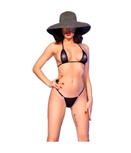 CHILIROSE - CR 4840 MICRO BIKINI NERO S/M