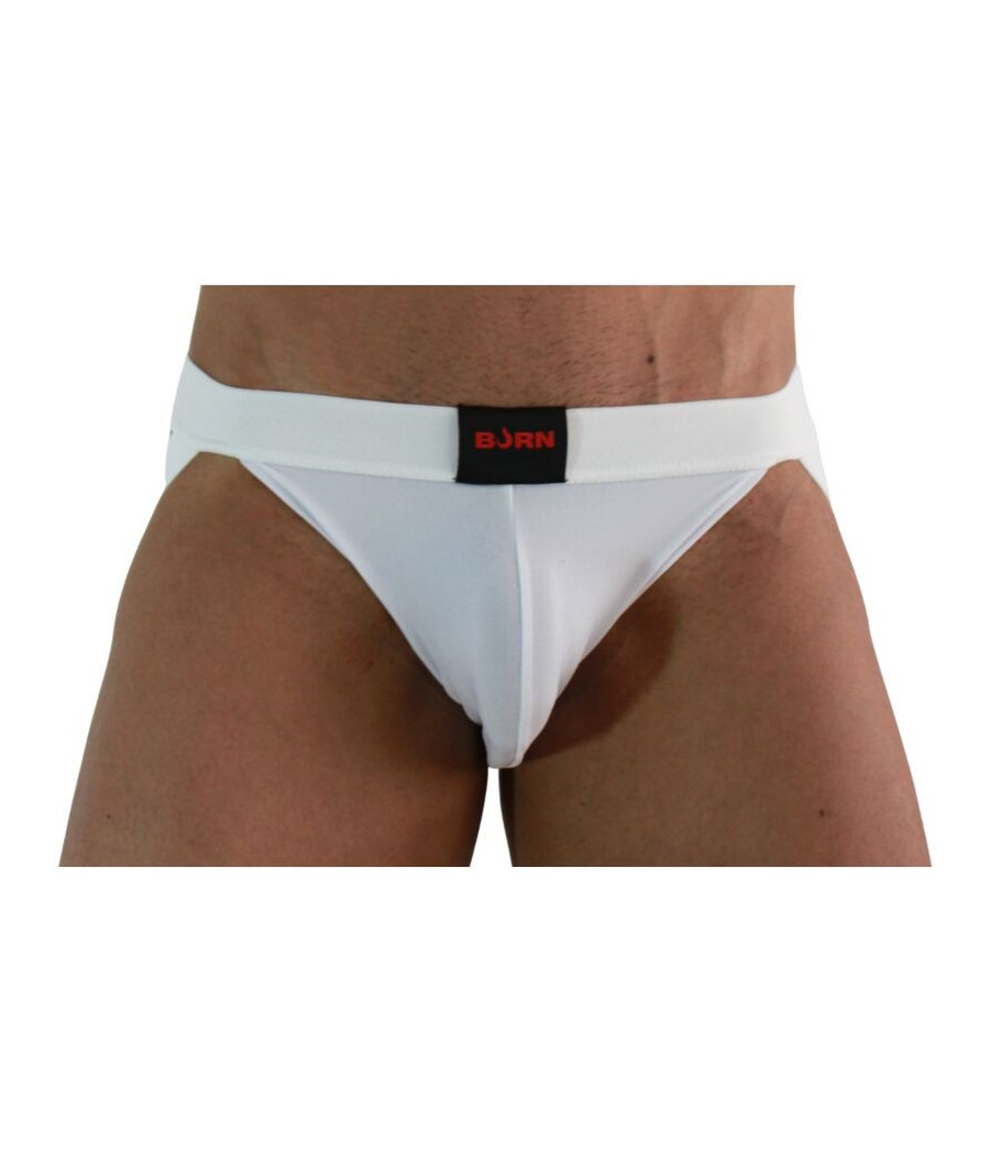 BURN - 007 JOCK LYCRA BLANCO S
