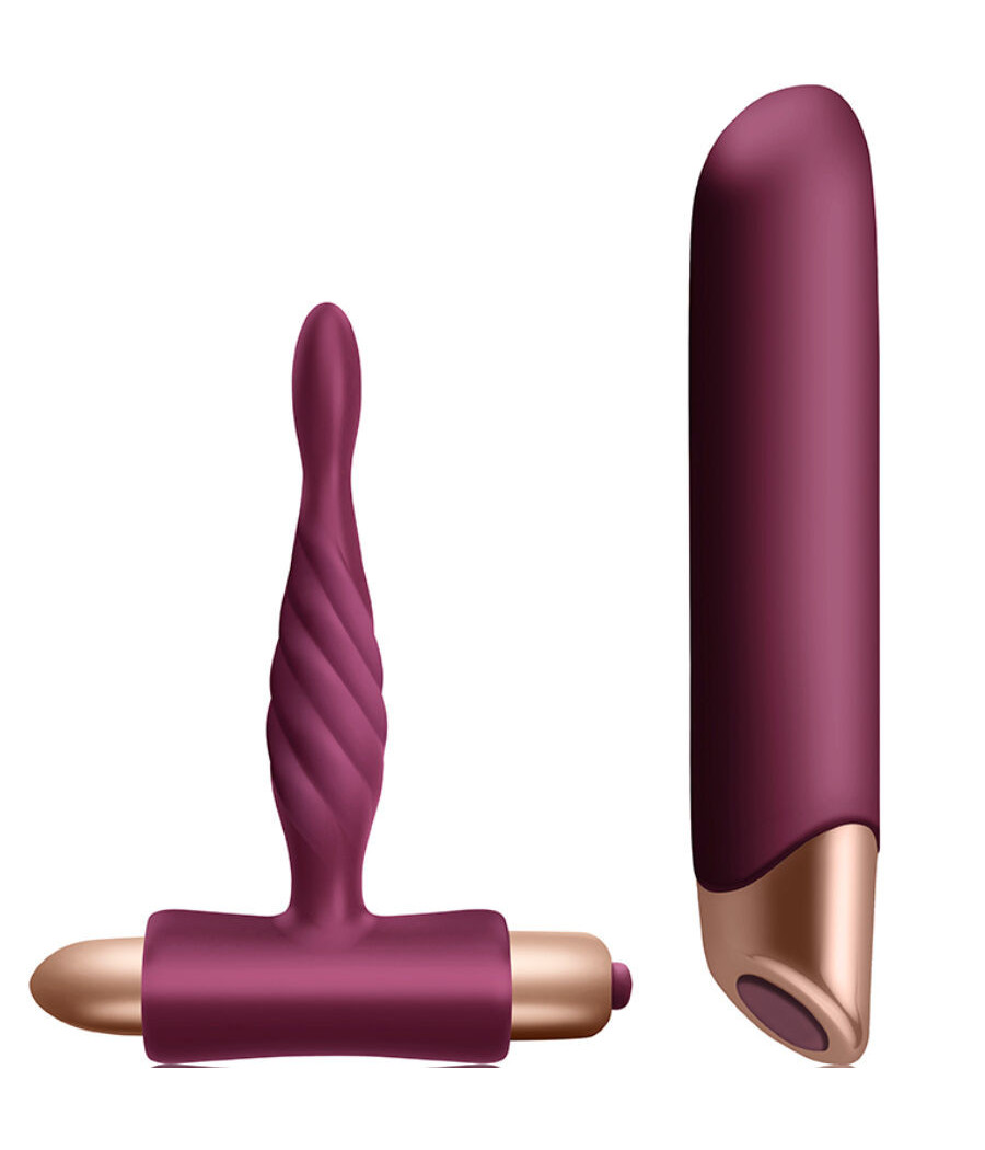 CLIMAXIMUM - KIT RAPTURE VIBRATORE CLASSICO + PLUG ANALE PER PRINCIPIANTI