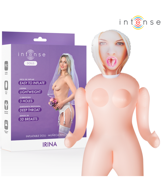 INTENSE DOLLS - IRINA BAMBOLA GONFIABILE CON TRE ORIFIZI