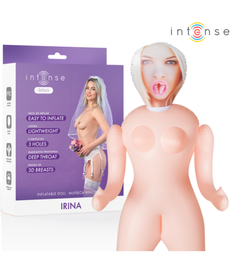 INTENSE DOLLS - IRINA BAMBOLA GONFIABILE CON TRE ORIFIZI