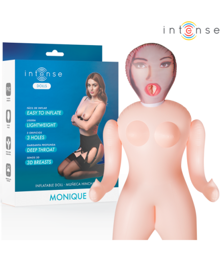 INTENSE DOLLS - MONIQUE BAMBOLA GONFIABILE CON TRE ORIFIZI