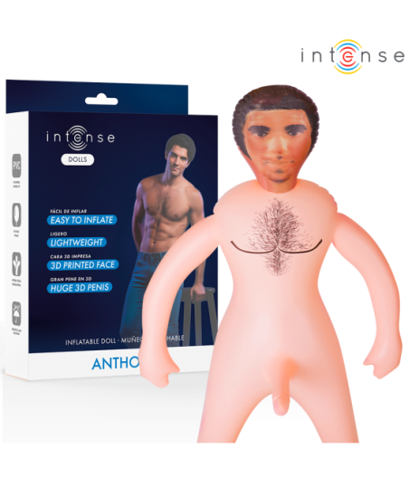 INTENSE DOLLS - BAMBOLA GONFIABILE ANTHONY CON PENE 3D