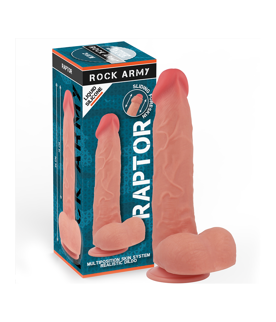 ROCKARMY - SILICONE LIQUIDO RAPTOR 24 CM -O- 4,4 CM