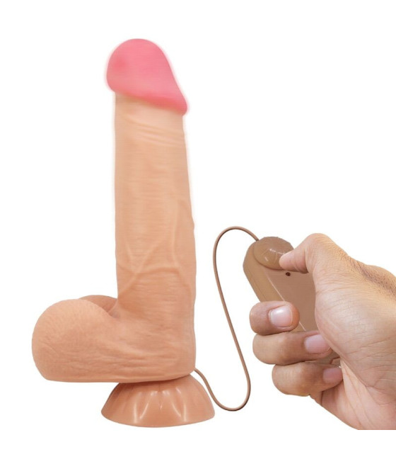 PRETTY LOVE - DILDO REALISTICO SLIDING SKIN SERIES CON VENTOSA SCORREVOLE DELLA PELLE CONTROLLO REMOTO FLESH 21,8 CM
