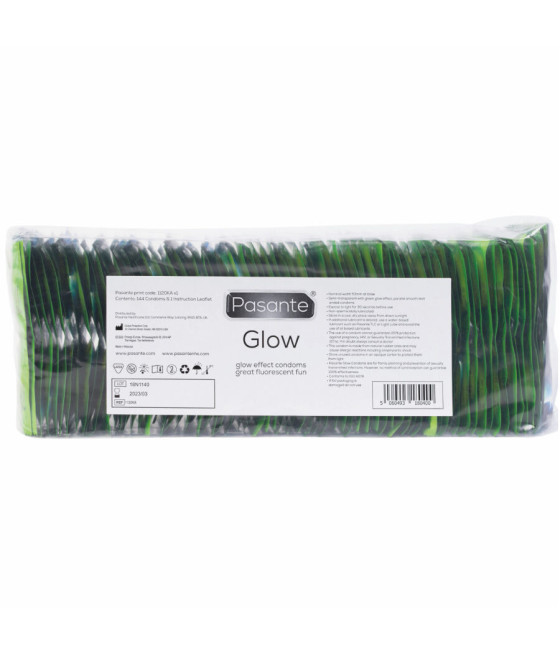 PASANTE - BUSTA DI PRESERVATIVI GLOW 144 UNIT?