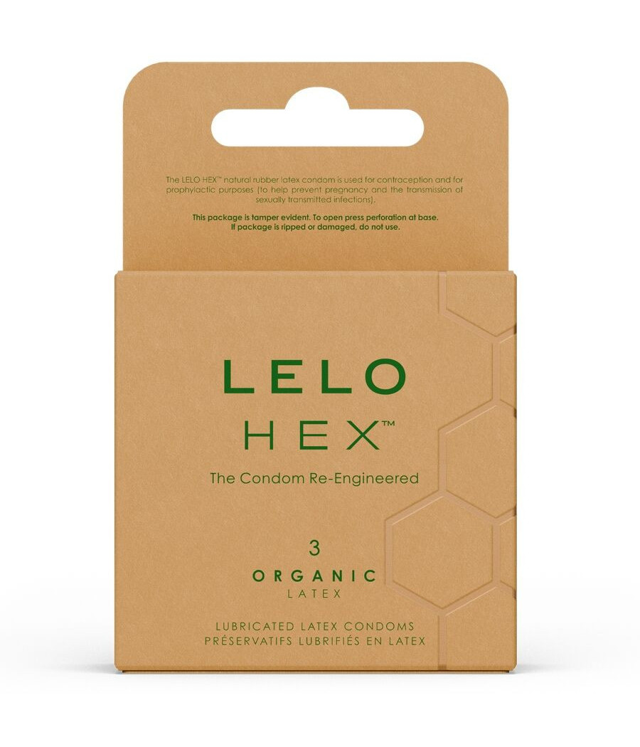 LELO - PRESERVATIVI ORGANICI HEX CONFEZIONE DA 3 UNIT?