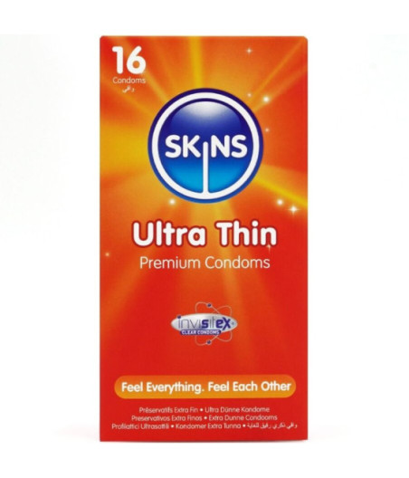 SKINS - PRESERVATIVI ULTRA SOTTILI PREMIUM CONFEZIONE DA 16
