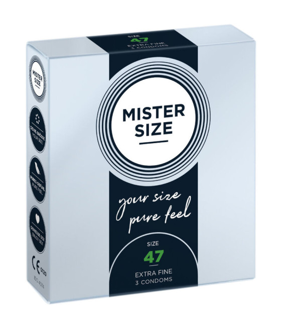 MISTER SIZE - PRESERVATIVI TAGLIA XS 47 MM (3 UNIT?)