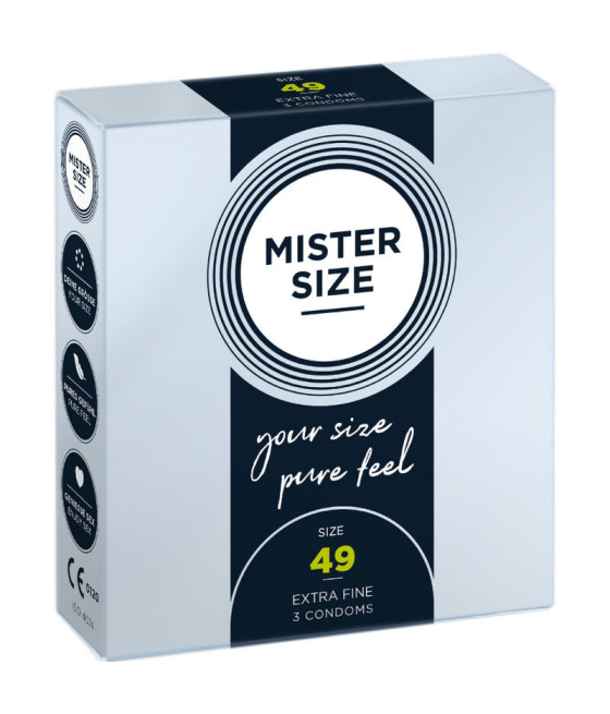 MISTER SIZE - PRESERVATIVO TAGLIA S 49 MM (3 UNIT?)