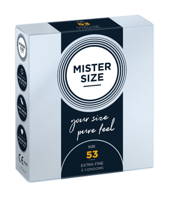 MISTER SIZE - PRESERVATIVO TAGLIA M 53 MM (3 UNIT?)