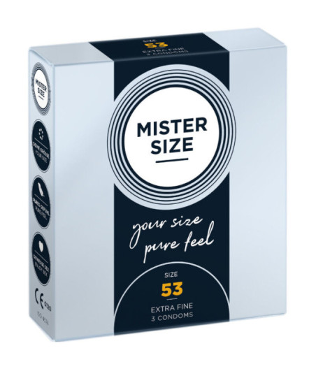 MISTER SIZE - PRESERVATIVO TAGLIA M 53 MM (3 UNIT?)