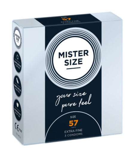 MISTER SIZE - PRESERVATIVO TAGLIA L 57 MM (3 UNIT?)
