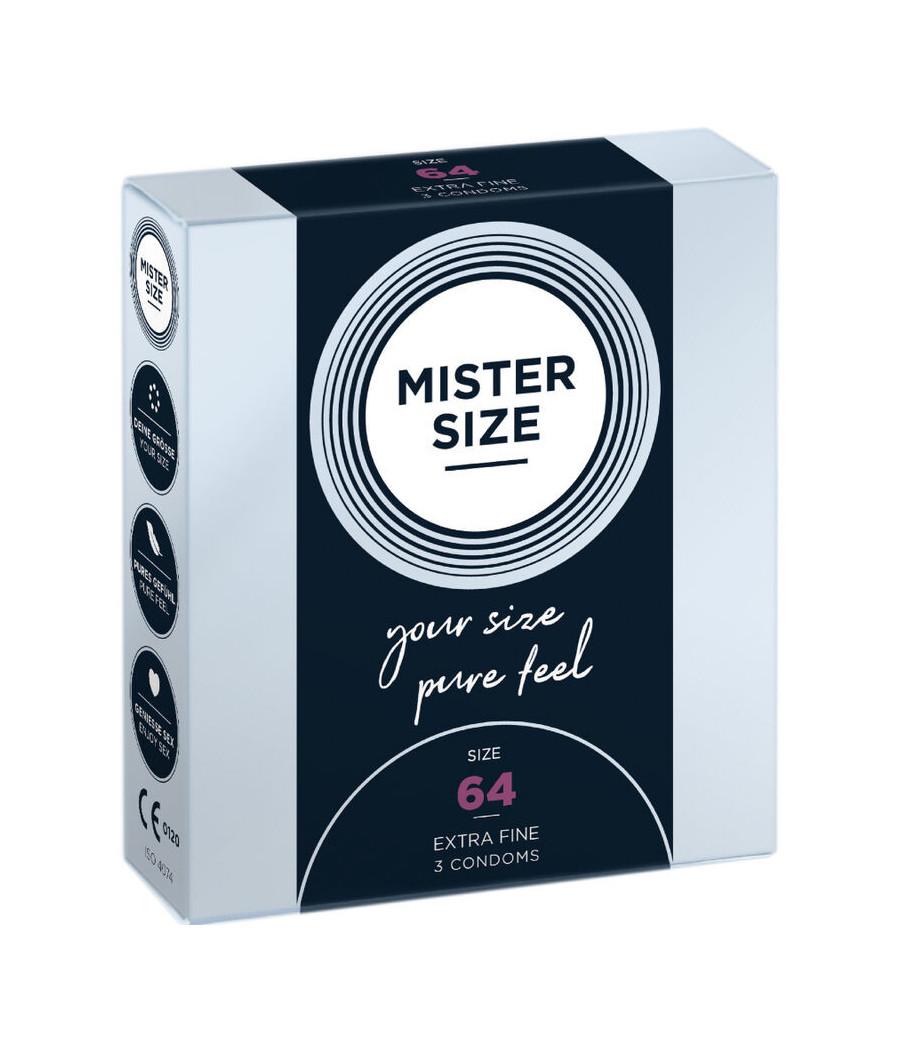 MISTER SIZE - PRESERVATIVI TAGLIA XXL 64 MM (3 UNIT?)
