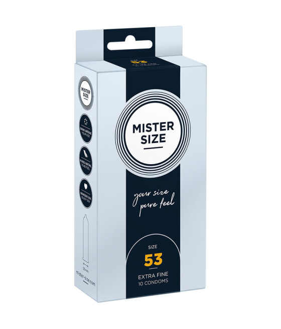 MISTER SIZE - PRESERVATIVO TAGLIA M 53 MM (10 UNIT?)