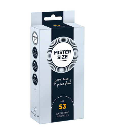 MISTER SIZE - PRESERVATIVO TAGLIA M 53 MM (10 UNIT?)