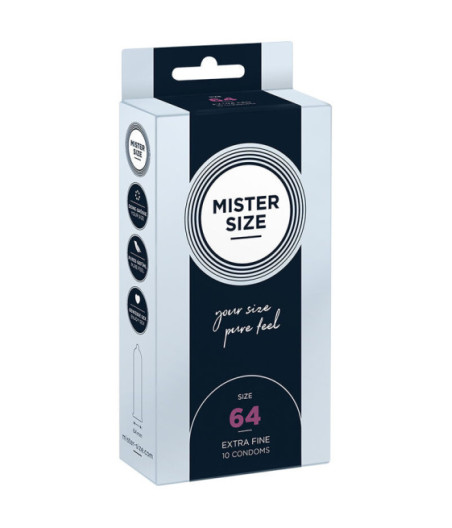 MISTER SIZE - PRESERVATIVI TAGLIA XXL 64 MM (10 UNIT?)