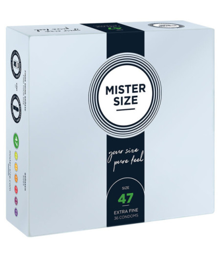 MISTER SIZE - PRESERVATIVI TAGLIA XS 47 MM (36 UNIT?)