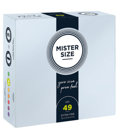 MISTER SIZE - PRESERVATIVO TAGLIA S 49 MM (36 UNIT?)