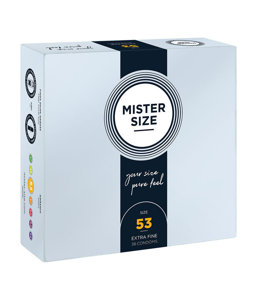 MISTER SIZE - PRESERVATIVO TAGLIA M 53 MM (36 UNIT?)