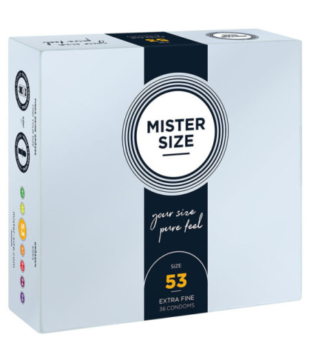MISTER SIZE - PRESERVATIVO TAGLIA M 53 MM (36 UNIT?)