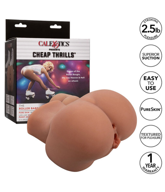 CALEXOTICS - THE ROLLER BABE DOPPIO MASTURBATORE REALISTICO FLESH