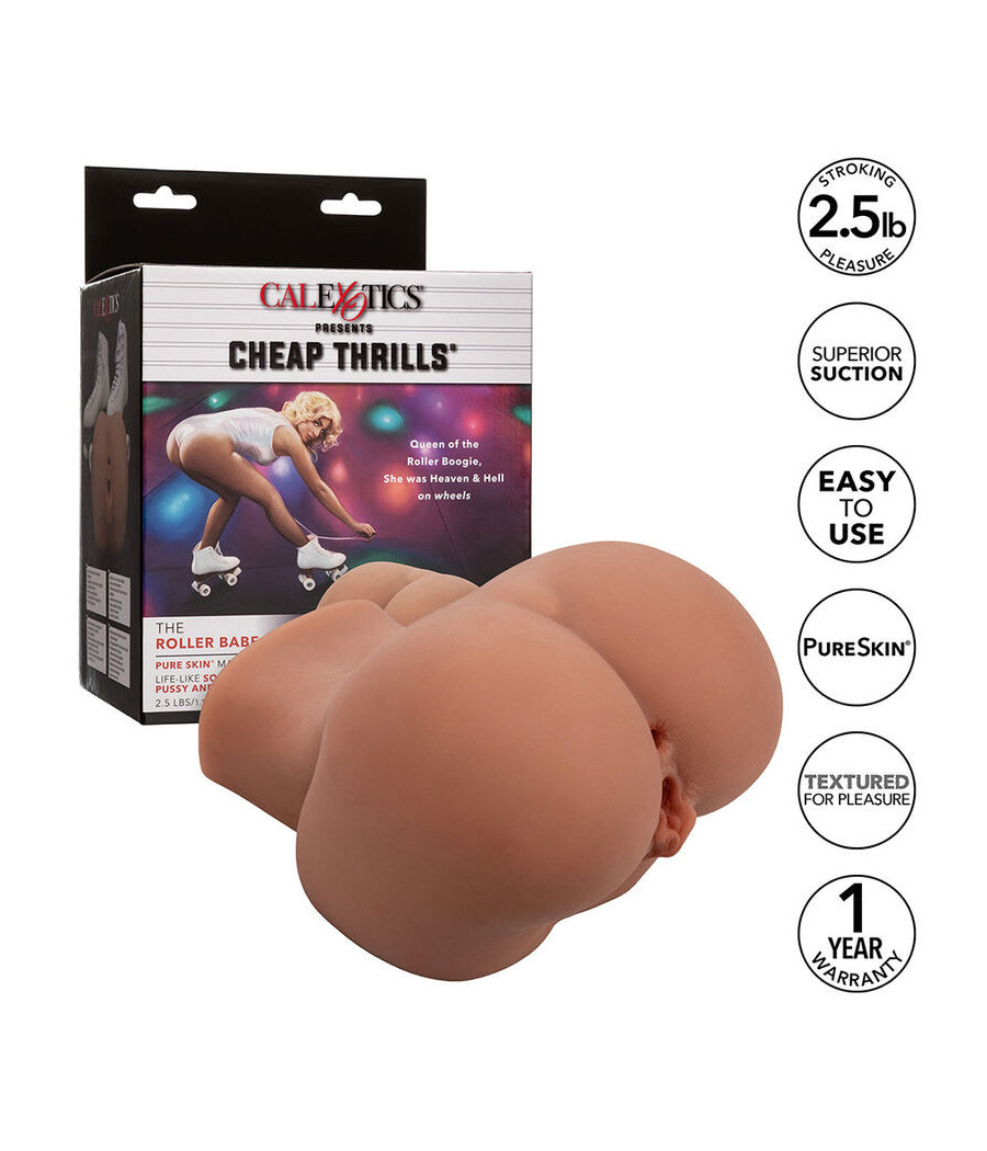 CALEXOTICS - THE ROLLER BABE DOPPIO MASTURBATORE REALISTICO FLESH