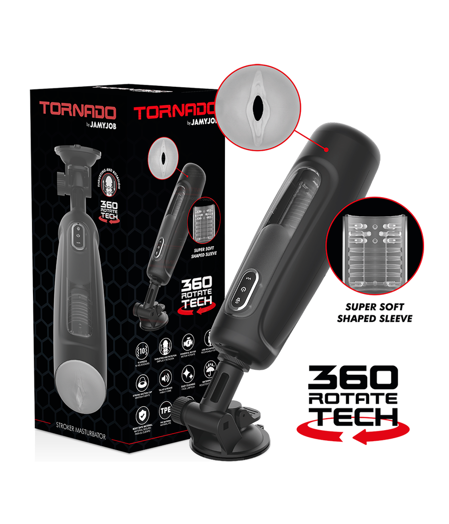 JAMYJOB - TORNADO 360 ROTATE TECH STROKER