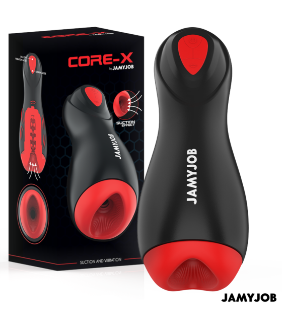 JAMYJOB - MASTURBATORE AUTOMATICO CORE-X 5 MODALIT? DI ASPIRAZIONE E VIBRAZIONE